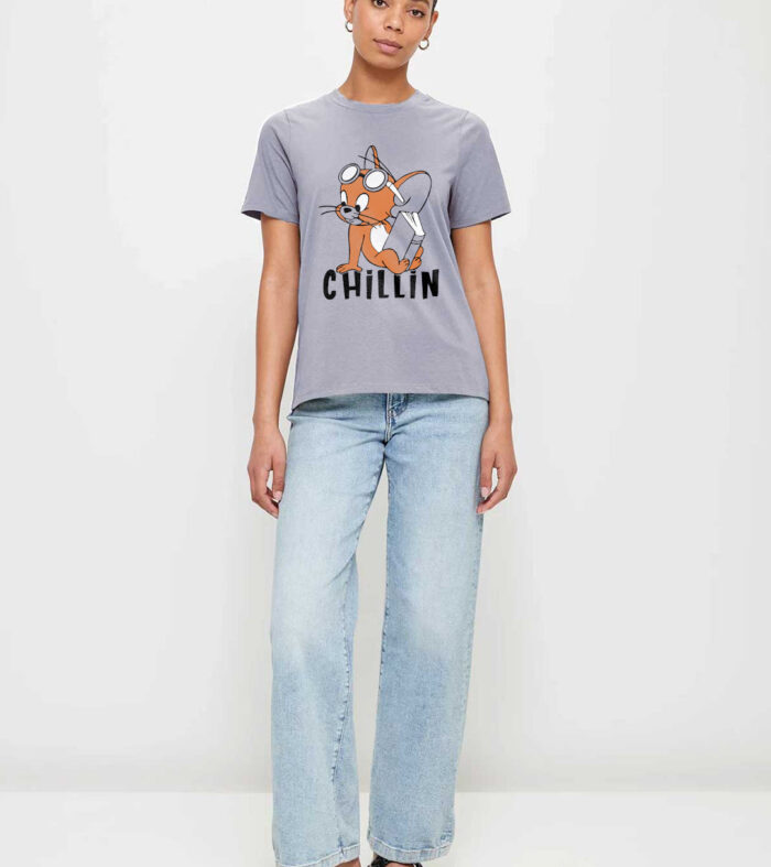 CHILLIN Women Half Sleeve T-Shirt