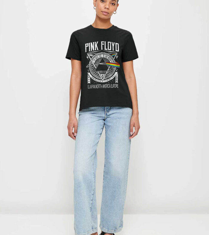 Pink Floyd Women Half Sleeve T-Shirt