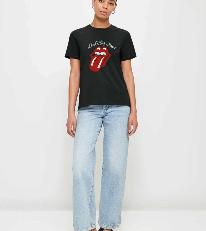 The Rolling Stones Women Half Sleeve T-Shirt
