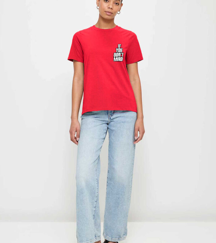 Don't Mind Women Half Sleeve T-Shirt