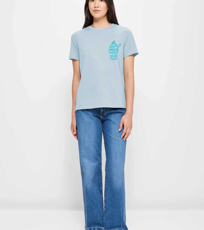 Without Ice-Cream Women Half Sleeve T-Shirt