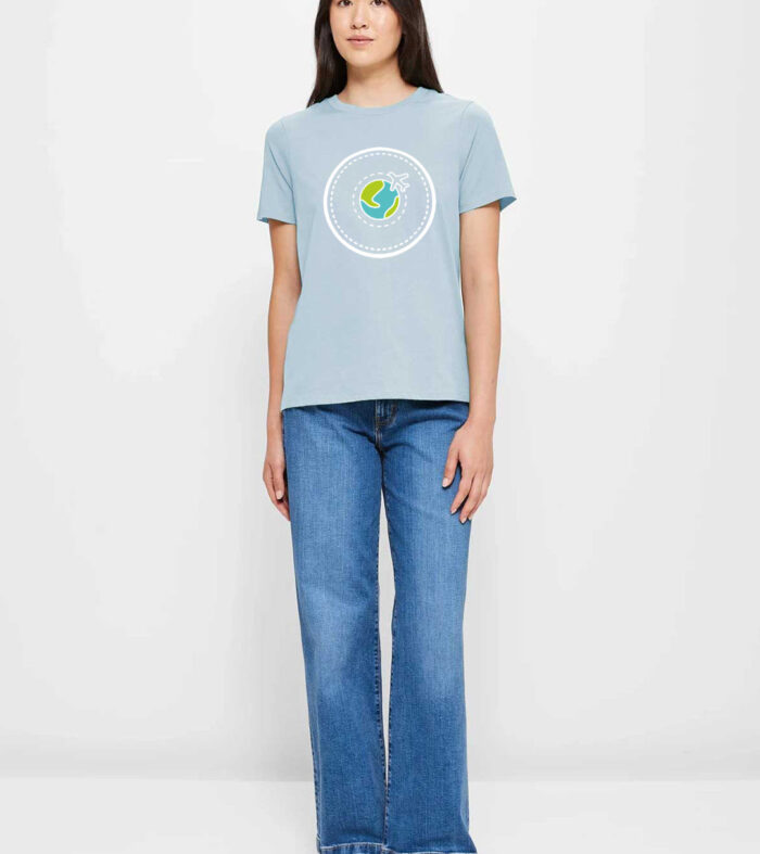 Fly Around The World Women Half Sleeve T-Shirt