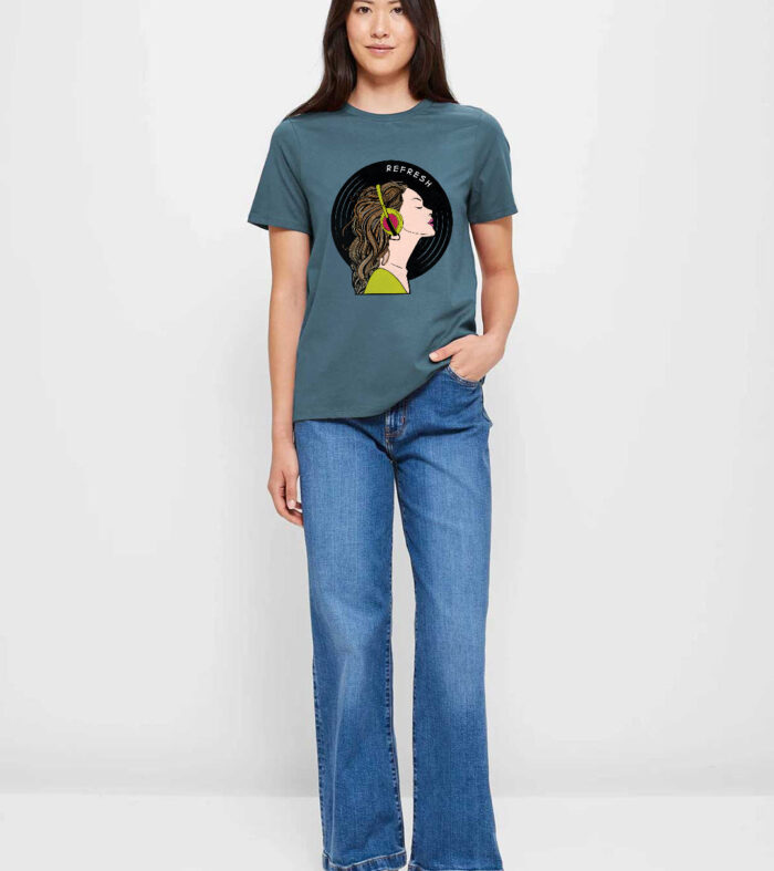 Refreshing Women half sleeve T-shirt