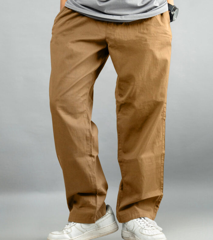 Cotton Pants For Women - Khaki