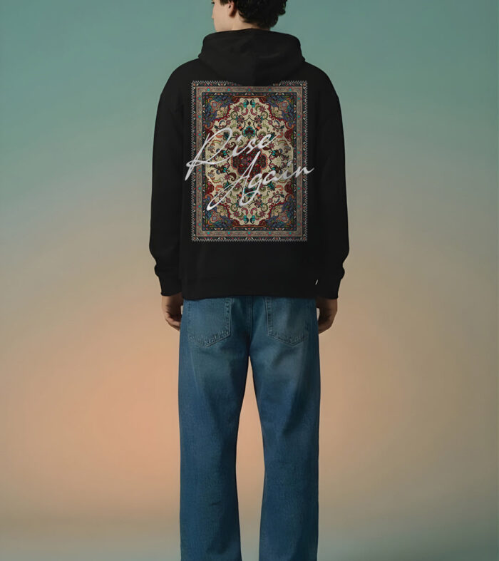 Rise Again Men Drop Shoulder Premium Terry Hoodie